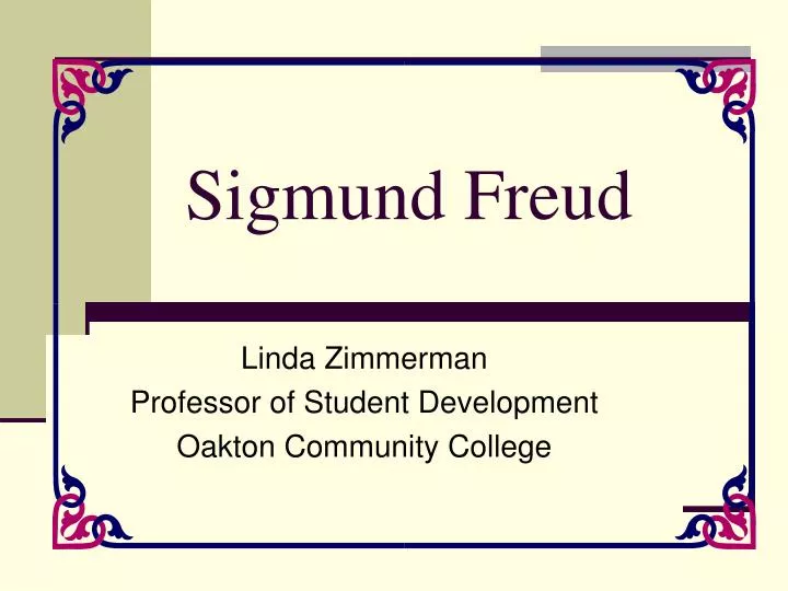 sigmund freud