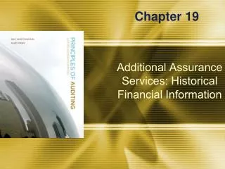 Additional Assurance Services: Historical Financial Information