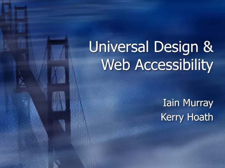 universal design web accessibility
