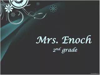 Mrs. Enoch