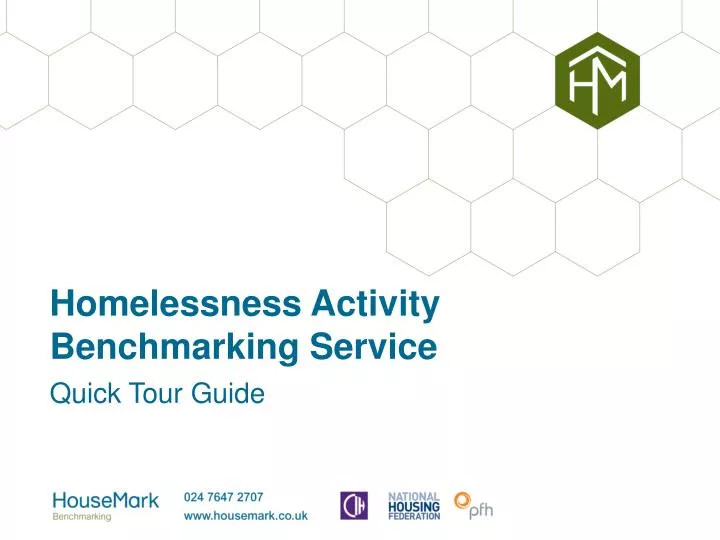 homelessness activity benchmarking service