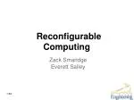 Reconfigurable Computing - slide 1