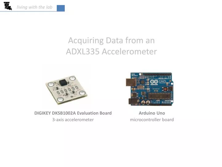 acquiring data from an adxl335 accelerometer