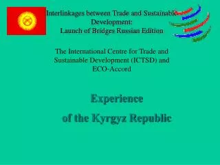 Interlinkages between Trade and Sustainable Development: Launch of Bridges Russian Edition