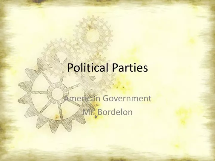 political parties