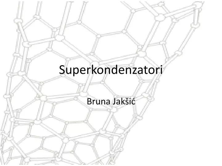superkondenzatori