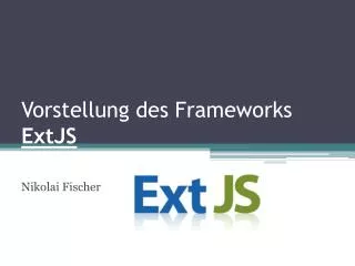 vorstellung des frameworks extjs