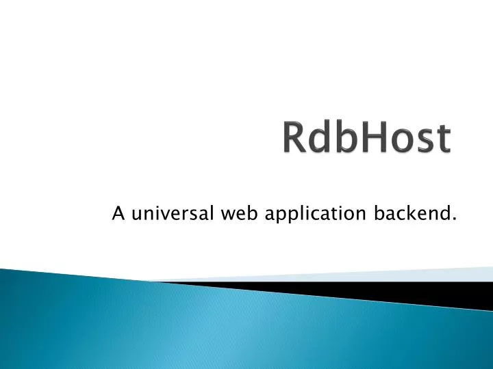 rdbhost