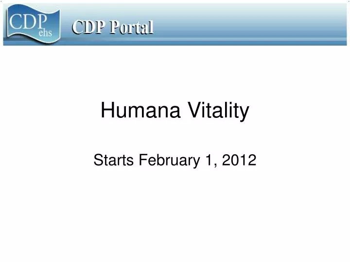 humana vitality
