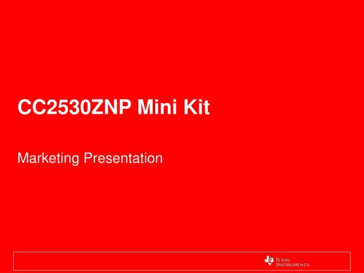 cc2530znp mini kit