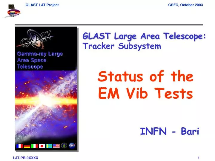 status of the em vib tests