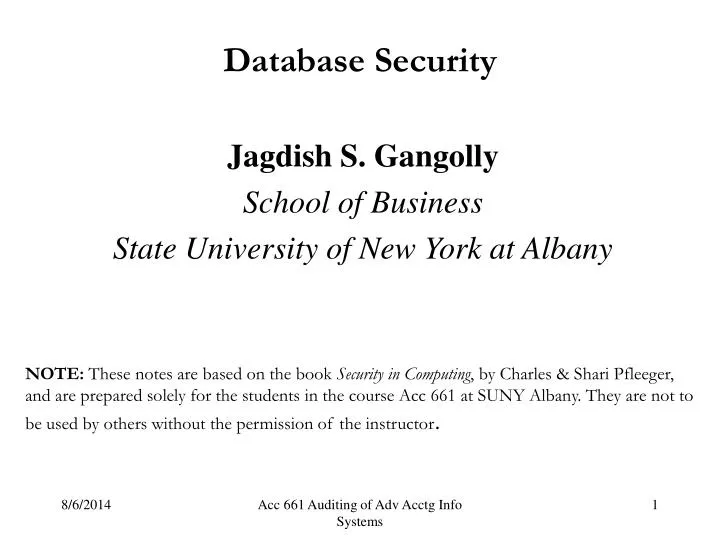 database security