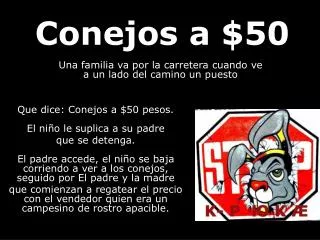 conejos a 50