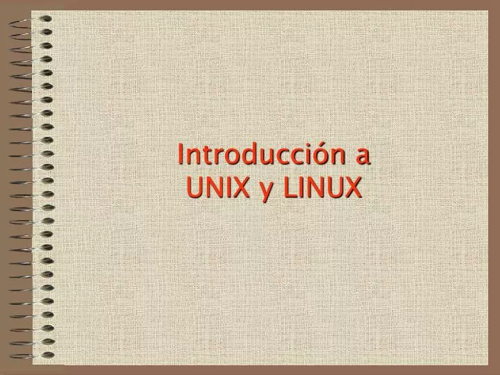 introducci n a unix y linux