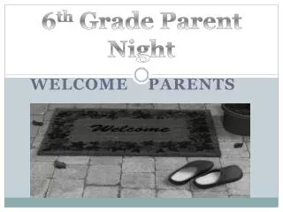 Welcome Parents