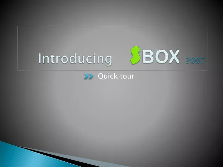 introducing s box 2007