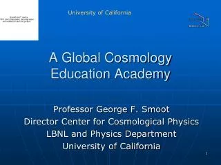 A Global Cosmology Education Academy