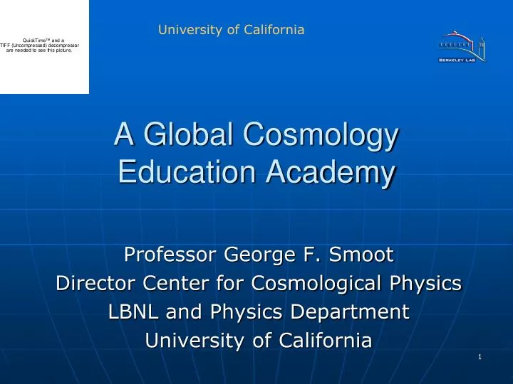 a global cosmology education academy