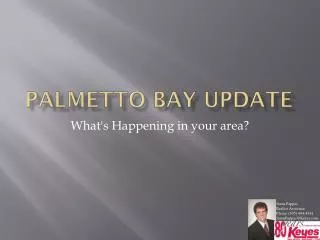 Palmetto Bay Update