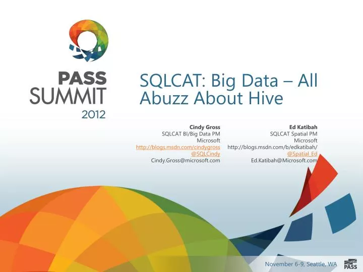 sqlcat big data all abuzz about hive