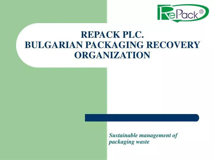 repack plc bulgarian packaging recovery organization