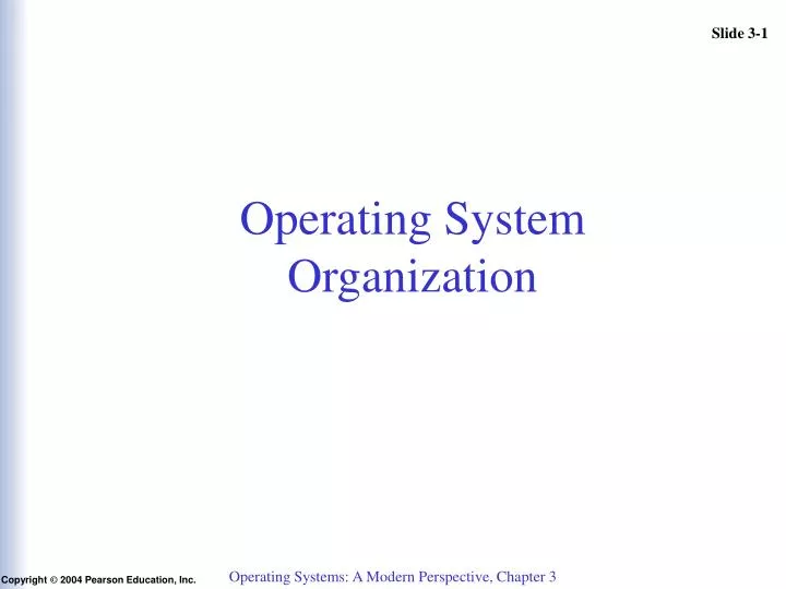 operating system organization