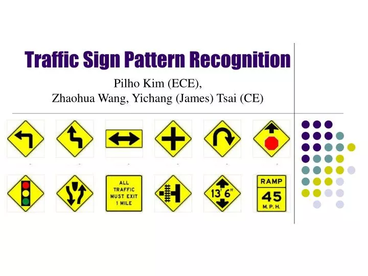 traffic sign pattern recognition