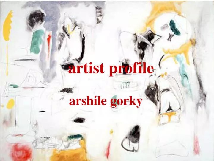 artist profile