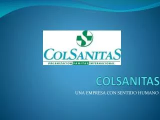 PPT - Conozca Los Beneficios Del Plan Integral Colsanitas Y Medisanitas ...