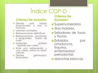 ndice cop d