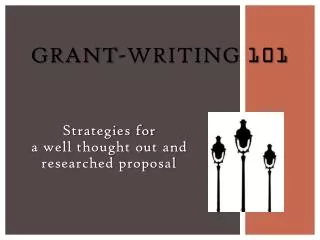 Grant-Writing 101