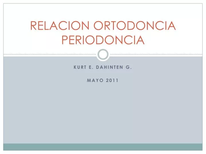 relacion ortodoncia periodoncia