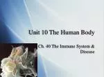 PPT - Unit 10 Human Body Systems PowerPoint Presentation, free download ...