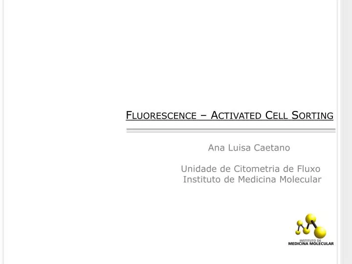 fluorescence activated cell sorting