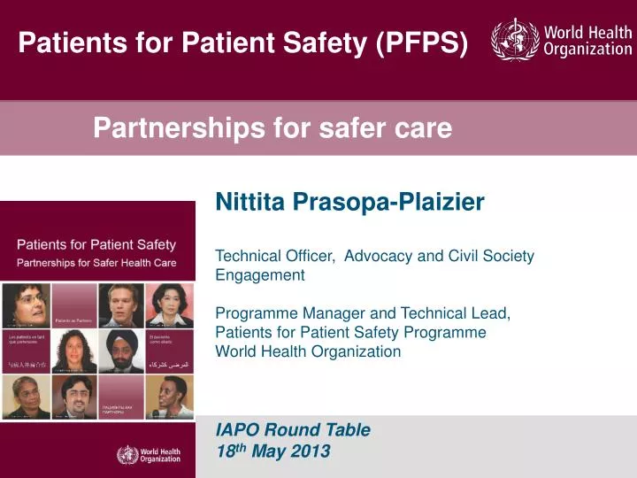 partnerships for safer care