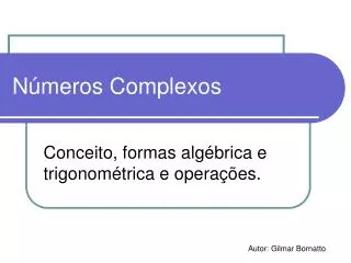 n meros complexos
