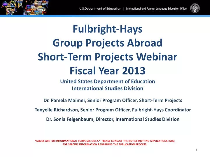 fulbright hays group projects abroad short term projects webinar fiscal year 2013