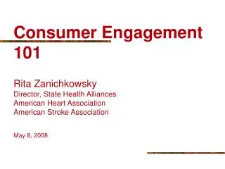 Consumer Engagement Defined