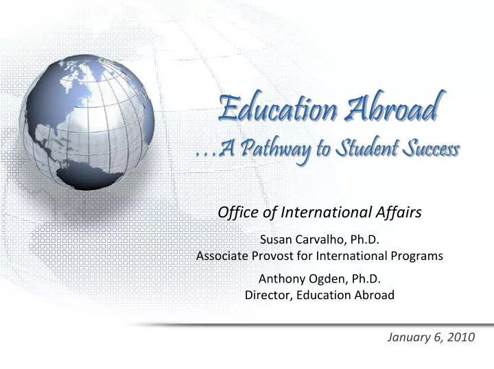 education abroad a pathway to student success