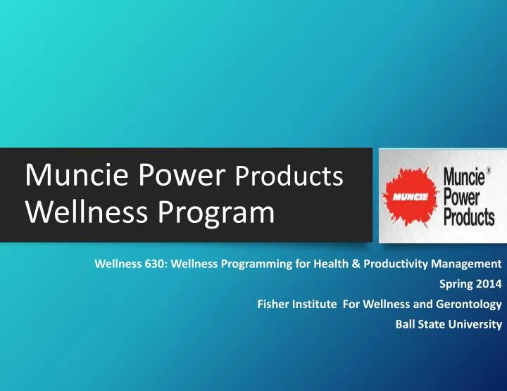 muncie power products wellness program