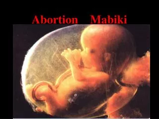 Abortion Mabiki