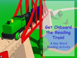 Get Onboard the Reading Train!