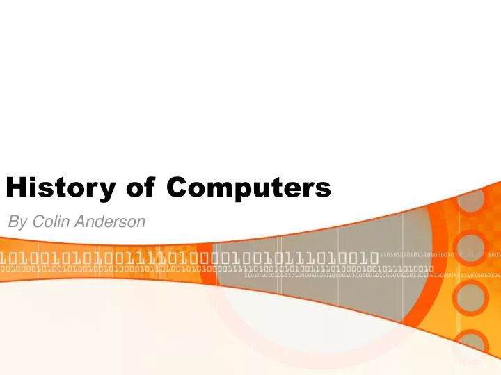 history of computers