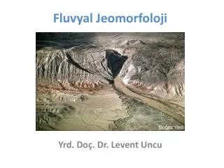 fluvyal jeomorfoloji