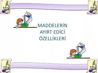 maddeler n ayirt ed c zell kler