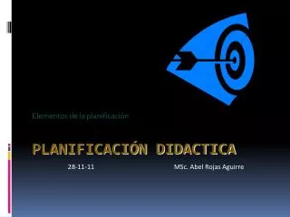 elementos de la planificaci n