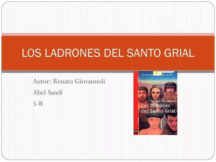 los ladrones del santo grial