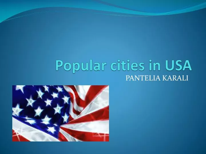 popular cities in usa