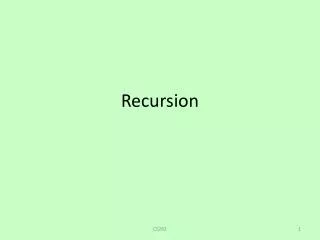 Recursion