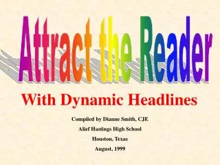 Attract the Reader